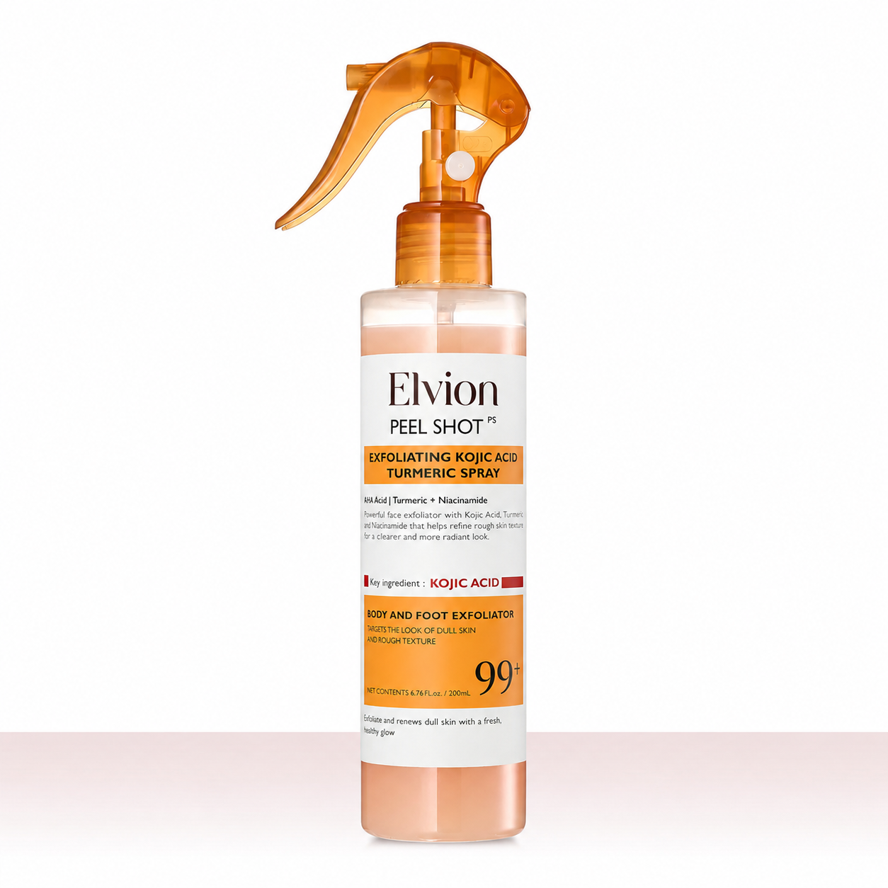 Elvion Peel Shot – Kojic + Kurkuma Body Peel Spray