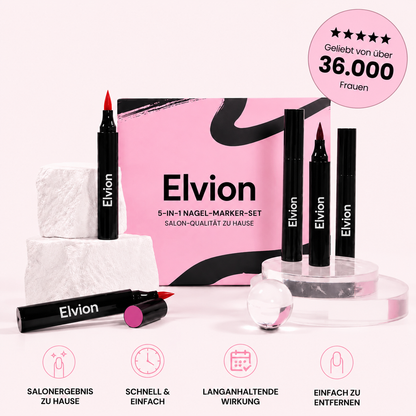 5 Nagellackstifte ohne UV-Lampe | Elvion