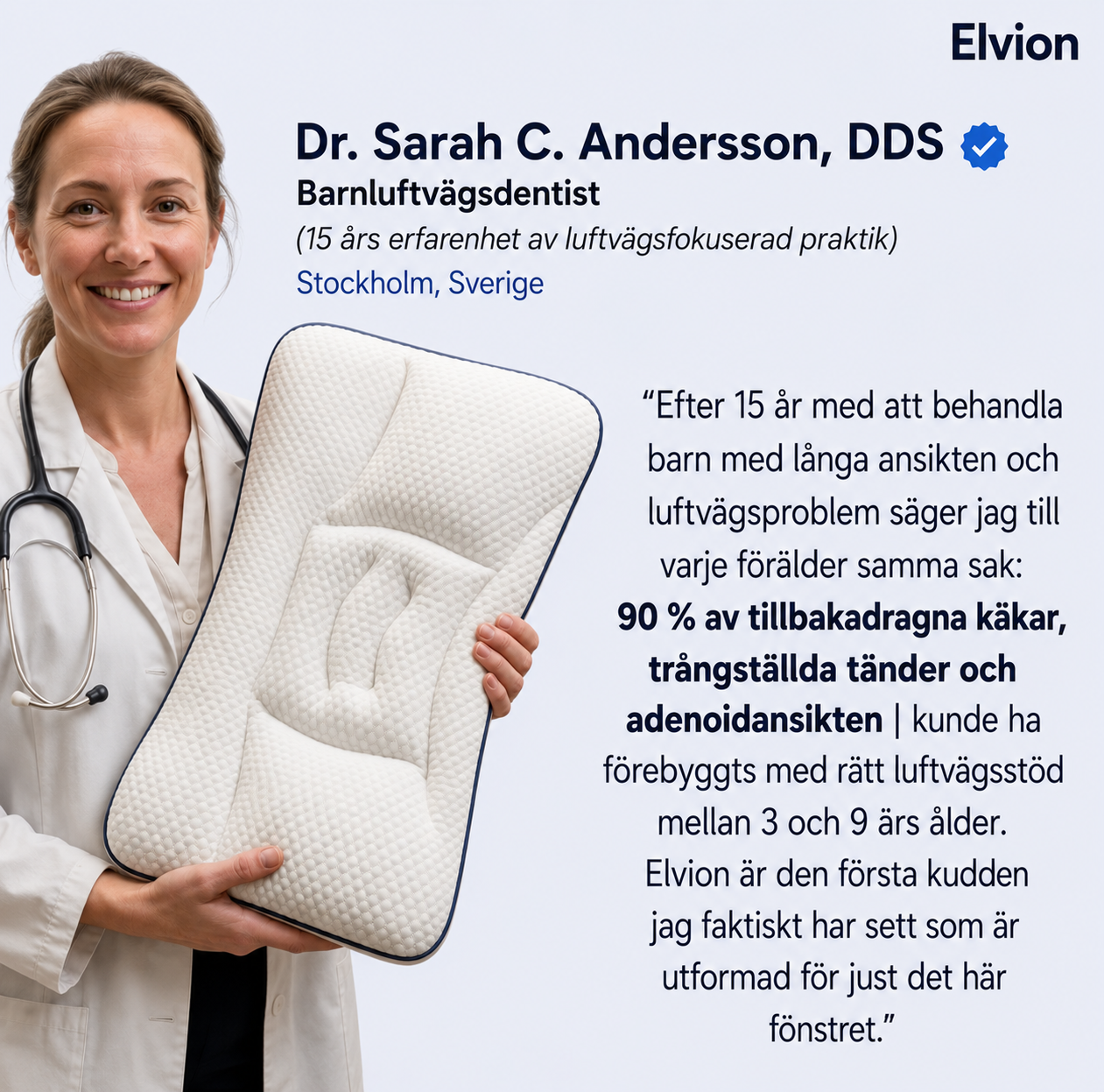 Elvion – Ergonomisch kinderkussen
