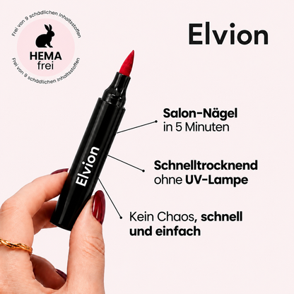 5 Nagellackstifte ohne UV-Lampe | Elvion