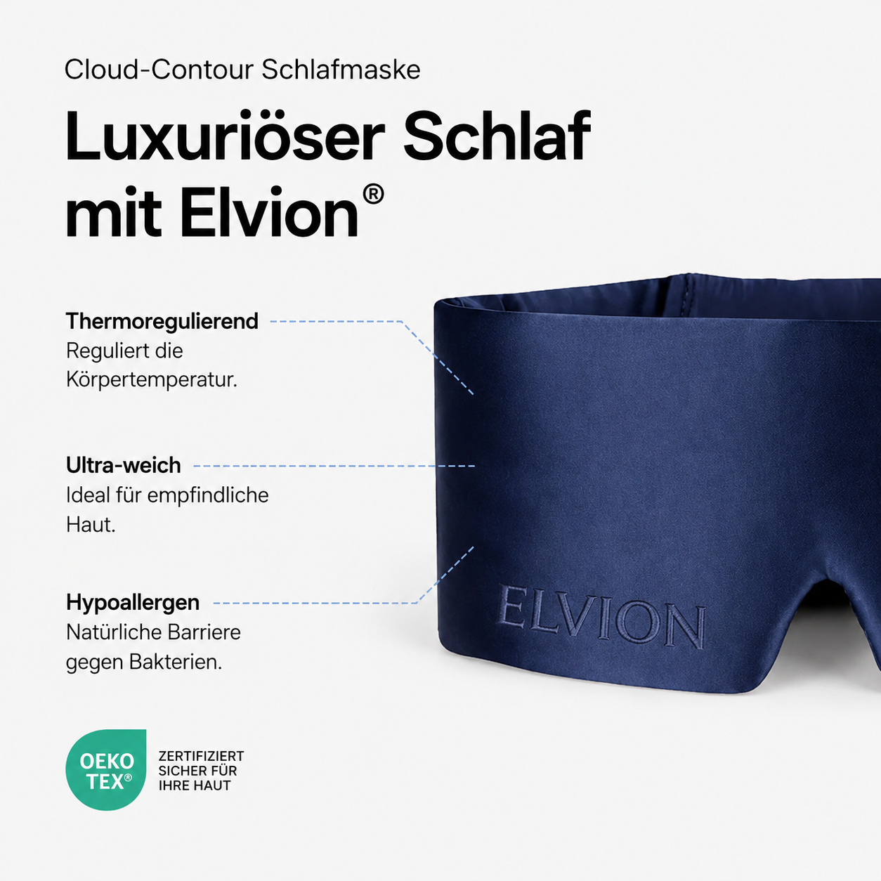 Elvion – Ergonomisk sovmask