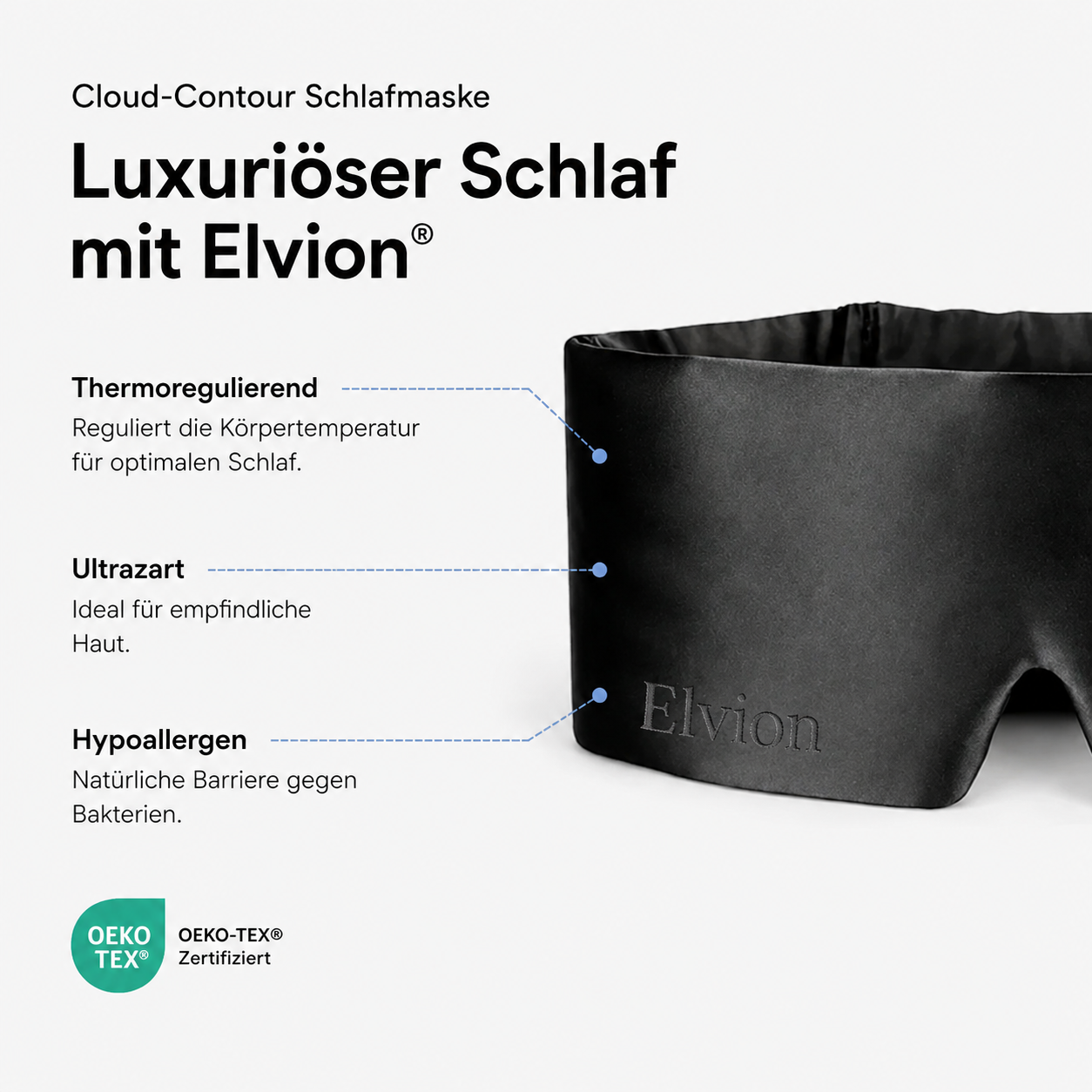 Elvion – Ergonomisk sovmask